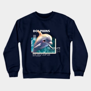 Marine Life - Dolphins Crewneck Sweatshirt